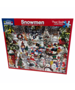 Snowmen White Mountain Jigsaw Puzzle Of Finest Quality 1000 Piece #564 V... - £14.23 GBP