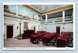Senate Chambers State Capitol Salt Lake City Utah UT UNP WB Postcard M1 - £2.38 GBP