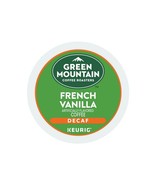 Green Mountain DECAF French Vanilla Coffee 24 to 144 Keurig Kcups Pick A... - £19.52 GBP+