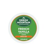 Green Mountain DECAF French Vanilla Coffee 24 to 144 Keurig Kcups Pick A... - $463.50 MXN+