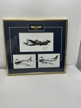 US Navy Framed Aircraft Print with Wings Joe Milich P-3 Orion Plus - $69.95