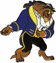 Walt Disney&#39;s Beauty and the Beast, Beast Figure Embroidered Patch, NEW ... - £6.92 GBP