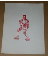 David Bowie Graphic Art Picture Photo Origin Unknown - $40.73 CAD