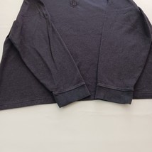 Van Heusen Flex 1/4 Zipper Men's Gray Cotton Blend Sweatshirt Long Sleeve Sz 2XL image 10