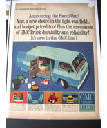 Vintage GMC Trucks Handi-Van Color Advertisement - 1960&#39;s GMC Handi-Van ... - $245.46 MXN