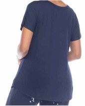 Honeydew Womens Super Soft Short Sleeve Top Size Small Color Blue - £18.78 GBP