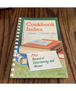 Cookbook Index Record for Recipes &amp; Menus &amp; Entertaining by Salley McCra... - $13.41 CAD