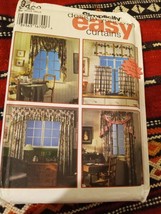 Simplicity Pattern 9462 Easy Curtains Drapes Window Treatments UNCUT - £5.81 GBP