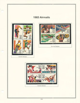 Complete 1983 Commemorative Airmail Stamp Set : Summer Olympics - £7.90 GBP