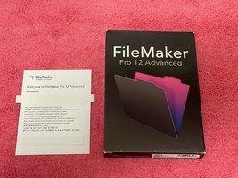 FileMaker Pro 12 Advanced License Key Card for Mac &amp; Windows, FULL VERSION - $119.99