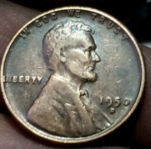 1950 D Cent  Lincoln Wheat Penny Denver Mint - £5.52 GBP