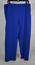 St John Collection Elastic Pants XL Vivid Blue  - $99.00