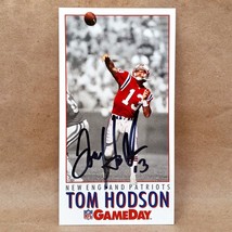 1992 NFL GameDay #267 Tommy Hodson SIGNED Autograph New England Patriots - $4.95