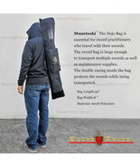 50" Long Munetoshi Dojo Sword Carrying Bag for Katana Iaito Bokken Shinai Bo Jo - $35.86 CAD