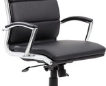 Executive Chair, Traditional, Metal Chrome Finish, Boss Office Products - $250.95