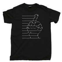 ASCII Middle Finger T Shirt, Flip Dito Medio Meme Emoji Men&#39;s Cotton Tee... - £11.24 GBP