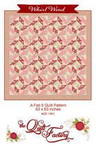 Moda WHIRL WIND Quilt Pattern French General - 63"x63" QF 1901 Chafarcani - £6.62 GBP