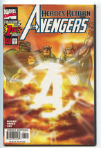 Avengers 1 B 3rd Series Marvel 1998 VF Heroes Return Sunburst Variant - $5.30