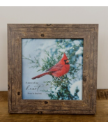 Winter Cardinal Heaven Framed print - SALE - $38.29 CAD