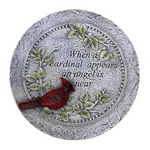 When a Cardinal Appears an Angel is Near Memorial Stepping Stone 10.25 Inch - $39.98