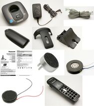 PANASONIC CORDLESS PHONE PARTS BASE SPEAKER MIC CHARGER WALL-MOUNT MANUAL - $5.89+