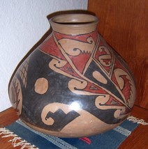 Casas Grande Olla Jar Pot Vessel Southwest Style Large 12&quot;x13&quot; Vintage - £714.44 GBP