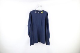 Vtg Adidas Mens XL Faded University of Michigan Mock Neck Long Sleeve T-Shirt - £26.92 GBP