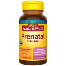 BestBy05/26 Nature Made Multi Prenatal Vitamins with Folic Acid 50ct - €9,61 BestBy05/26 Nature Made Multi Prenatal Vitamins with Folic Acid 50ct - €9,61 EUR