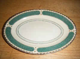Vintage Art Deco Style Booths Ltd Ribstone Ware Pattern #5300 Small Oval... - $18.19