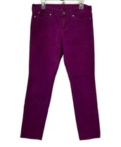 gap premium skinny purple corduroy jeans Size 8 - £19.43 GBP