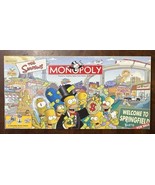 2001 SIMPSONS Monopoly Welcome To Springfield Board Game 100% Complete E... - $45.16 CAD