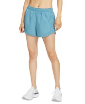 Nike Womens Dri-fit Solid Tempo Running Shorts Color Cerulean Size Small - £32.13 GBP
