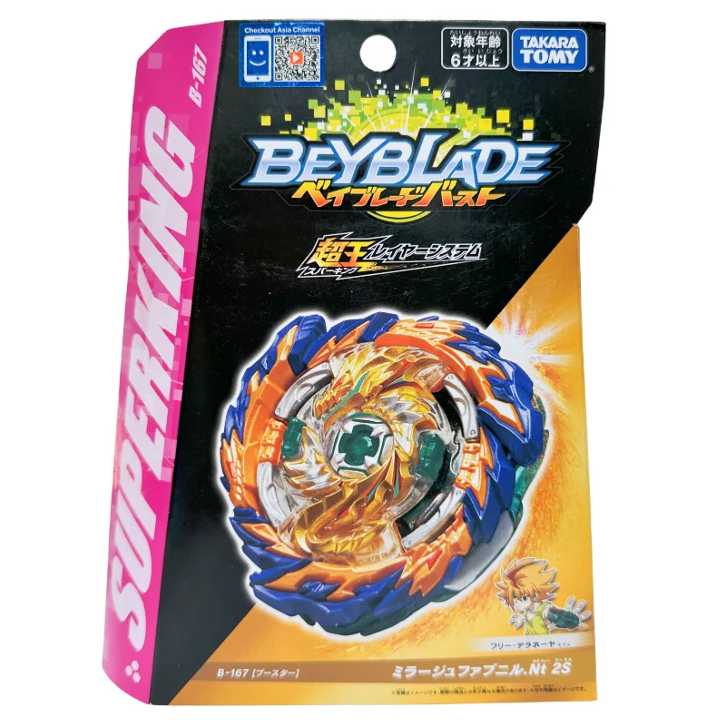 100% Original Takara Tomy Beyblade Burst B-167 Booster Mirage Fabnir.Nt 2S Blast - £20.17 GBP