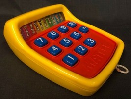 1975 Mattel Tuff Stuff Calculator Pull Cord String Number Action Vintage Kid Toy - £34.78 GBP