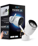 Hawk HD 2K Outdoor Security Camera | IP66 Weatherproof Wifi Surveillance... - $74.99