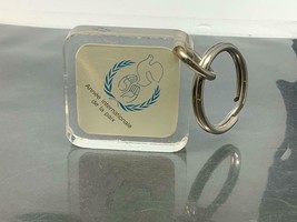 Vintage Keyring ANNEE INTERNATIONALE DE LA PAIX  Keychain 1986 Porte-Clé... - £6.24 GBP