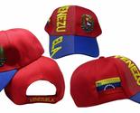 Venezuela Country Letters Emblem Red with Blue Bill 3-D Embroidered Cap Hat - $9.89