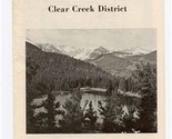 Arapaho National Forest Brochure Clear Creek District 1950&#39;s Smokey Bear - £14.28 GBP