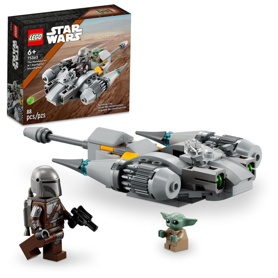 LEGO Star Wars the Mandalorian’S N-1 Starfighter Microfighter 75363 Buil... - $44.10