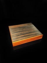 Mastro de Paja Travel Humidor Top has discoloration in lacquer. # 001B image 12