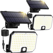 Solar Outdoor Lights Motion Sensor Dusk to Dawn Wall Lights Waterproof L... - £31.63 GBP
