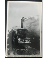 Vintage B&amp;W 1950's RPPC Postcard - "A Long Reach at Mt. Laguna"  - $3.55