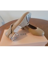Bloch Dance Women's Tap On Leather Shoe Tan S0302L size 5 new - $49.47