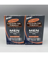 Lot of 2 Palmer&#39;s Men Body &amp; Face Bar Cocoa Butter Formula Bar Soap - $49.96 CAD