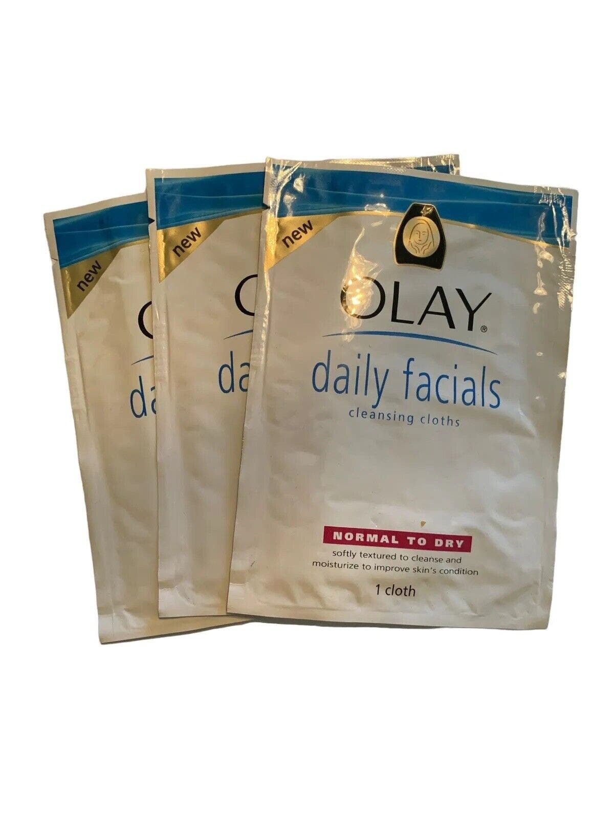 Primary image for Olay Daily Facials Cleansing Cloths Normal To Dry 3 Cloths