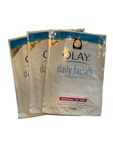 Olay Daily Facials Cleansing Cloths Normal To Dry 3 Cloths - £8.90 GBP
