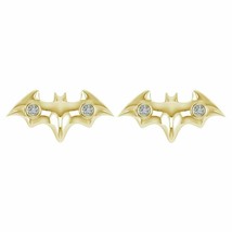 Orecchini da donna Batman Bird Stud Fancy con diamanti placcati in oro... - £58.04 GBP