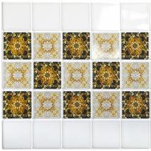 Dundee Deco PG7047 White Black Gold Faux Abstract Fractal Patterns, 3.1 ft x 1.6 - £7.71 GBP+