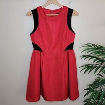 Prabal Gurung for Target | Red &amp; Black Color Block A-line Dress, womens size 6 - £19.15 GBP