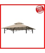 L-GZ238PST-11 Only: Waterproof Double Tiered Gazebo Canopy Roof Top Repl... - $1,021.83 MXN